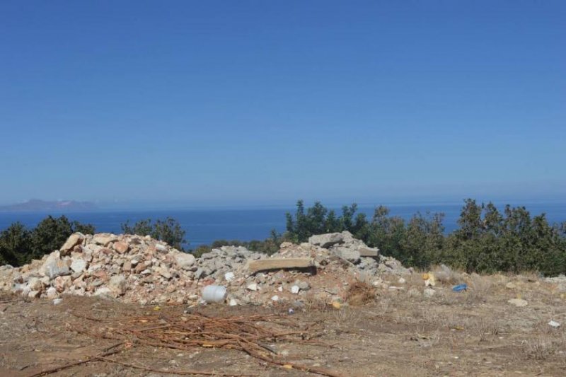 Prines Kreta, Prines: Grundstück mit herrlichem Meerblick in Prines Grundstück kaufen
